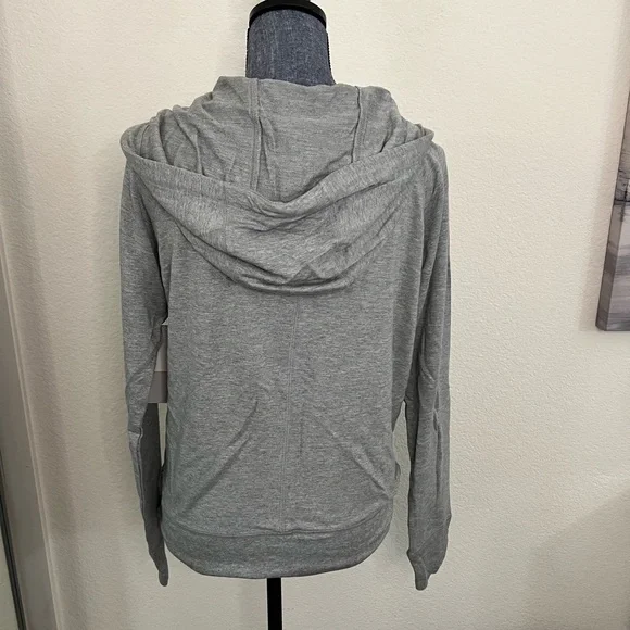 NWT Zella Gray Women's Zip-Up Hoodie - Picture 6 of 7